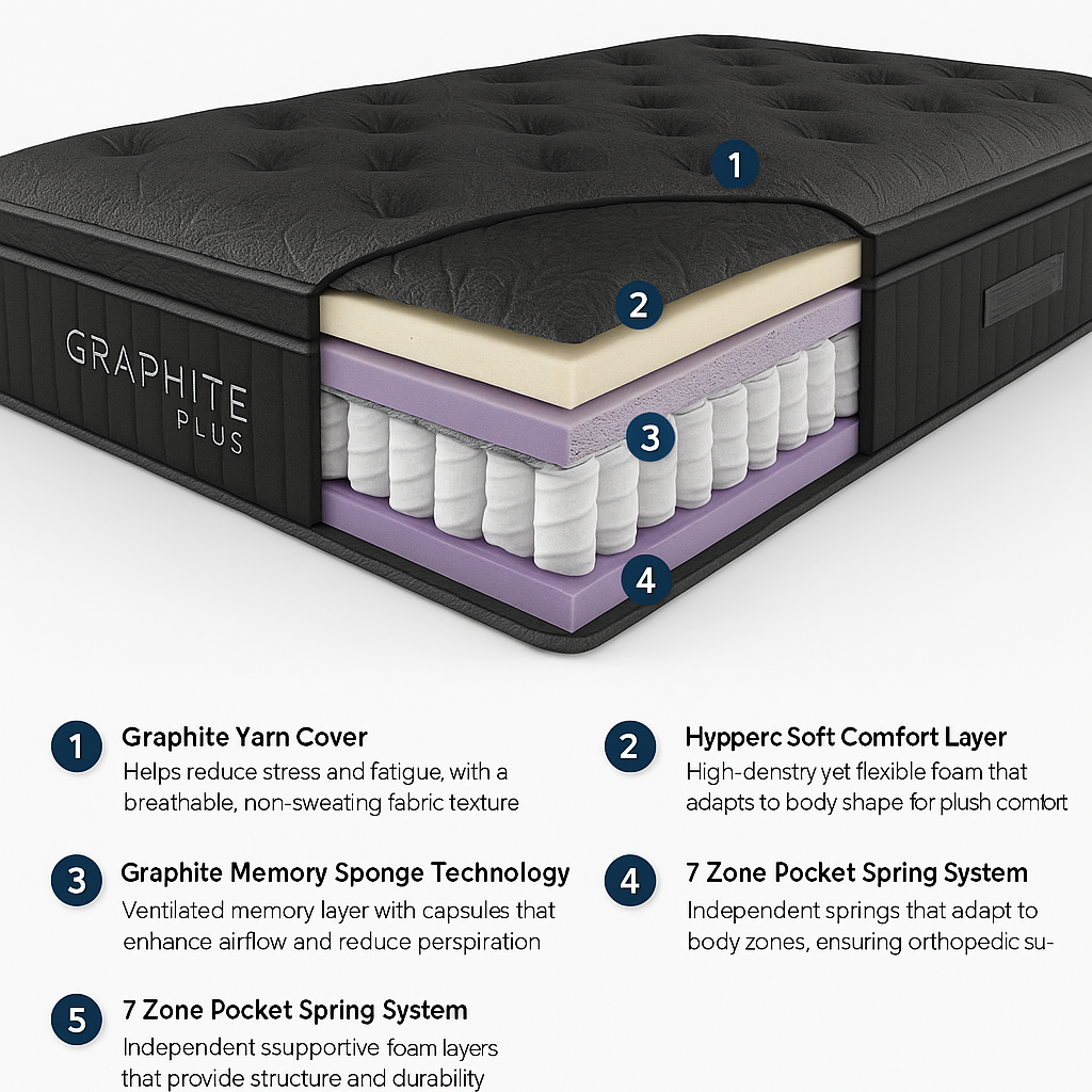 Graphite Plus (With Pillow-Top)