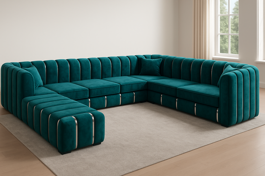 Emerald Luxe Corner Sofa