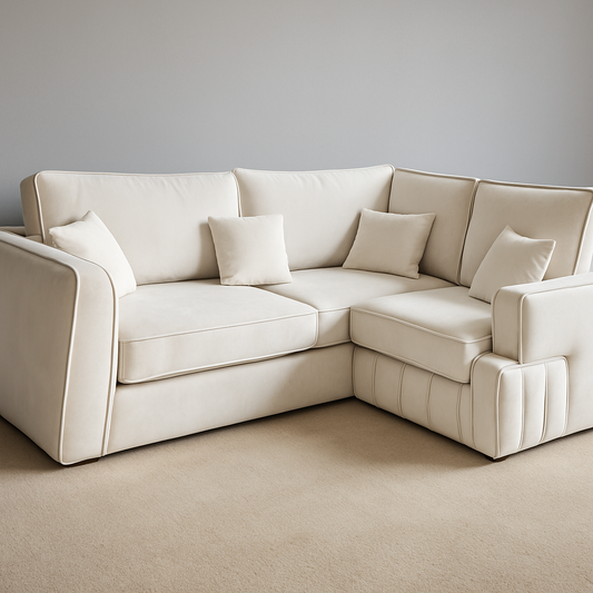 Ivory Comfort Corner Sofa