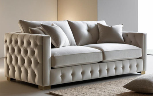 Chesterfield Luxe Cream Sofa