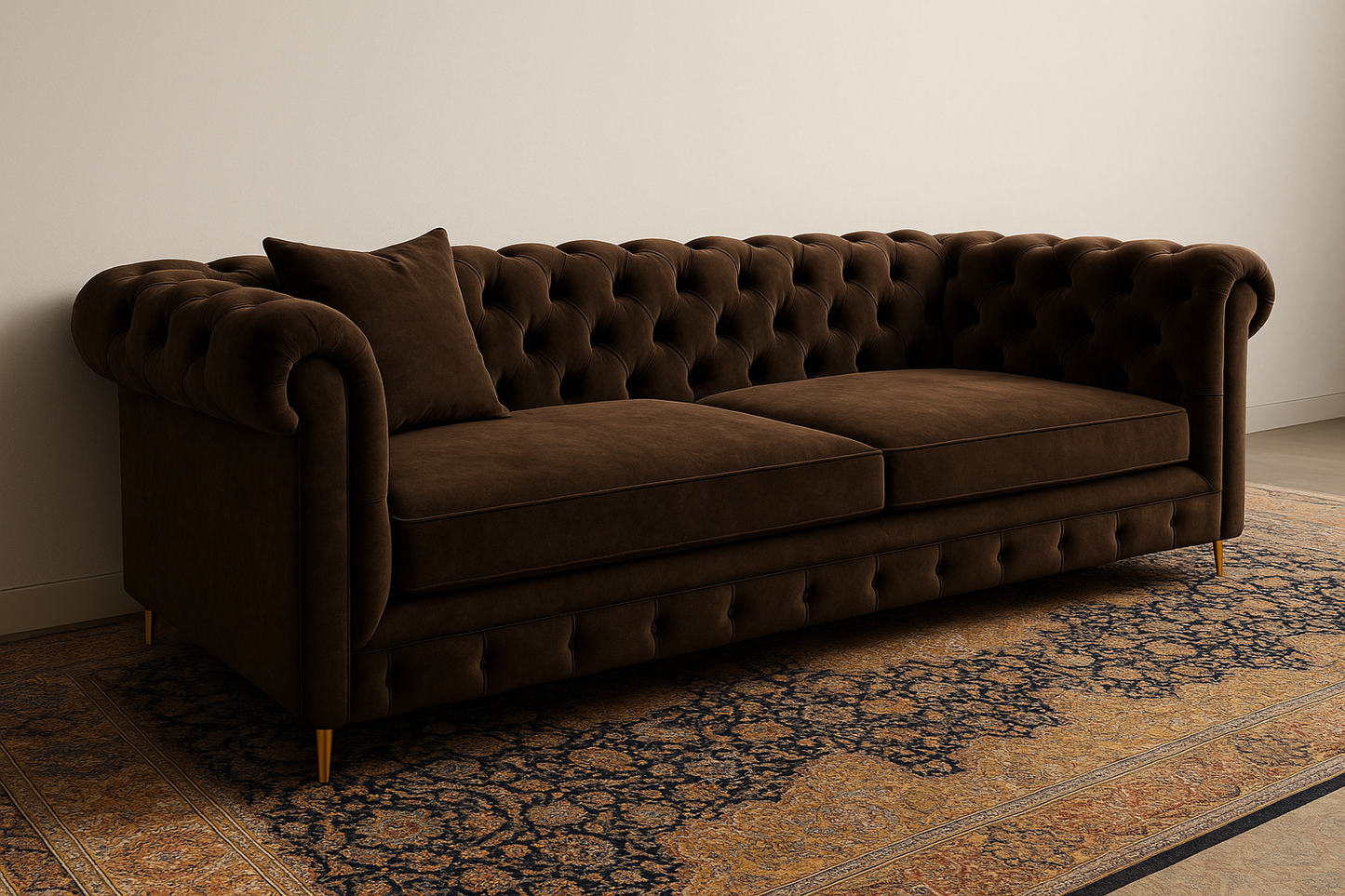 Chesterfield Espresso Sofa